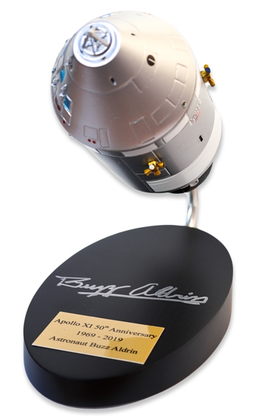Buzz Aldrin Signed Model of Columbia, the Apollo 11 Command & Service Module -- With Beckett COA